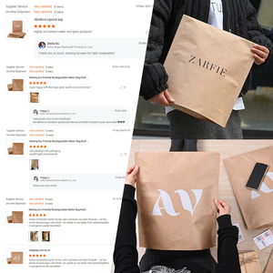 Tùy chỉnh phân hủy sinh học gửi thư giấy thể hiện phong bì giấy <span class=keywords><strong>kraft</strong></span> bưu phẩm bagskraft giấy tự niêm phong túi cho quần áo - Product Image 4