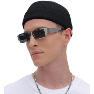 Gorro de Pescador Corto de Lana Fina Personalizado para Hombre y Mujer, Gorro de Punto con Puño, Gorro de Retención de Calor, Gorro Unisex para Adultos - Product Image 1