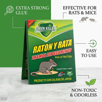 Planche à souris collante écologique 130g, forte adhérence, super colle pour le travail du bois et l'emballage, utilisation facile partout, vente directe d'usine