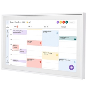 Cadre photo numérique intelligent en bois de qualité supérieure, personnalisé, carré, 15,6 pouces, avec fonction Wi-Fi et lecture vidéo, vente en gros - Product Image 1