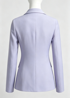 Blazer personnalisé pour femmes à revers crantés et boutonnage, design à fermeture ouverte, équipement d'équitation personnalisé, vêtements équestres