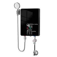 Chauffe-eau électrique instantané 5500W, contrôlé par micro-ordinateur, unité compacte à température constante pour salles de bain et douches