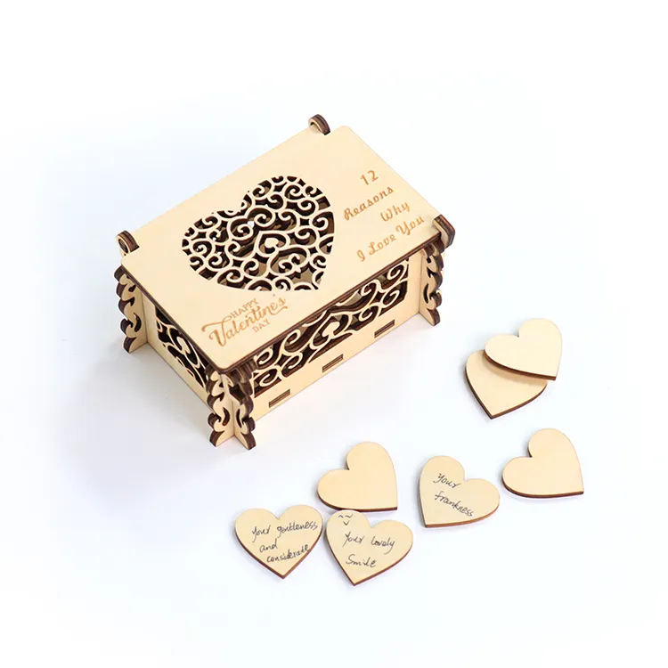 Exquisite wood box boyfriend girlfriend birthday gift new product ideas 2020