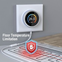 Thermostat intelligent numérique sans fil Tuya pour chauffage au sol, contrôleur de chauffage Wifi, thermostat d'ambiance
