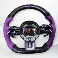 Accesorios de Alta Calidad para Automóviles Mercedes Benz AMG GL CLS W205 C63 W204 W168 W177 C217 W211 W222, Volante de Fibra de Carbono