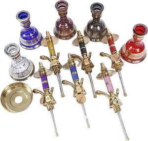 Fibre de carbone Style Egypte Narguilé Shisha Ensemble Belle Base Colorée <span class=keywords><strong>Chicha</strong></span> En Gros Personnalisable Mallette De Transport Sac - Product Image 5