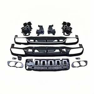 Pièces de voiture de <span class=keywords><strong>prix</strong></span> usine pour Mercedes-Benz <span class=keywords><strong>classe</strong></span> E W213 mise à niveau vers le diffuseur arrière e53 AMG avec embouts d'échappement - Product Image 1