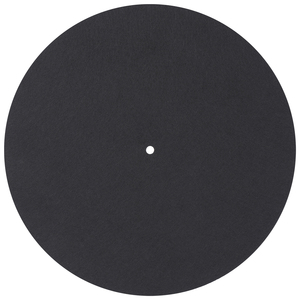 Stock Noir <span class=keywords><strong>Bonne</strong></span> <span class=keywords><strong>Qualité</strong></span> Imprimé Slipmat Rond DJ <span class=keywords><strong>Platine</strong></span> Feutre Laine Slipmat Vinyl Record Slip Mat - Product Image 1