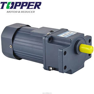 TOPPER 5IK90GN-CF+5GN50K-180K Gear Reducer Mikro Berbahan Aluminium Alloy dengan Pemasangan Flens, Meningkatkan Efisiensi Transmisi 220V Worm - Product Image 1