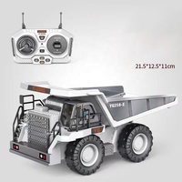 Jouet de pelle excavatrice télécommandée en alliage 2,4G, jouet de camion à benne télécommandé, véhicule d'ingénierie télécommandé