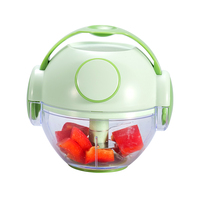 Smile Mom Keukenaccessoire Huishoudelijk Gebruik Plastic Mini RVS 420J2 Messen Anti-aanbaklaag Snelle Groentehakker Handmatig