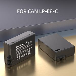 PUJIMAX 2 Adet 7.4V 2100mAh USB C Şarjlı Li-ion Şarj Edilebilir LP-E8 Kamera Pili Canon EOS 550D 600D Kiss X4 X5 X6 X7i için - Product Image 2
