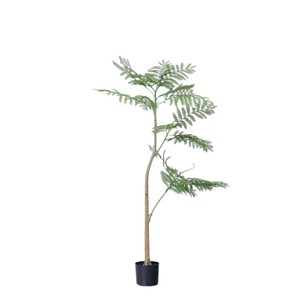 Arbre artificiel Jacaranda Dream Castle 120cm-160cm, plante en pot bonsai d'intérieur pour la décoration du salon - Product Image 4