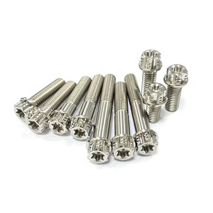 Surron Yozma Titanyum Düz Başlı Flanşlı Civatalar M6X10-100 mm Bisiklet/Motosiklet Modifikasyon Aksesuar Parçaları Eloksallı Kaplama Sınıfı - Product Image 3