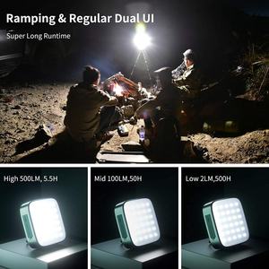 Lampe de camping portable ultralégère pour la randonnée et la pêche avec aimant et crochet, lanterne LED d'urgence, lampe de camping en plein air - Product Image 2