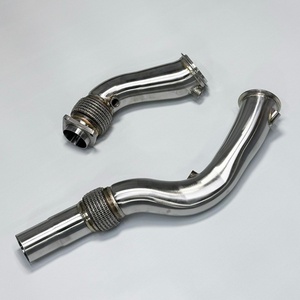 Five-year Warranty Stainless Steel Downpipe Auto Diameter Reducing Exhaust Pipe for BMW M3M4 S58 3.0T One-piece Mandrel Bent - Product Image 5