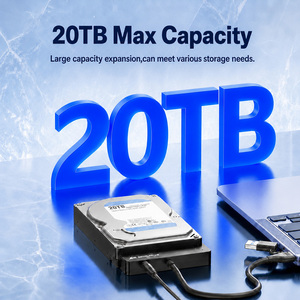 Cable <span class=keywords><strong>SATA</strong></span> <span class=keywords><strong>a</strong></span> USB, <span class=keywords><strong>Adaptador</strong></span> de Disco Duro USB-C/USB 3.0 <span class=keywords><strong>a</strong></span> <span class=keywords><strong>SATA</strong></span> III Compatible con Discos Duros y SSD de 2.5 y 3.5 Pulgadas con Alimentación CC - Product Image 3