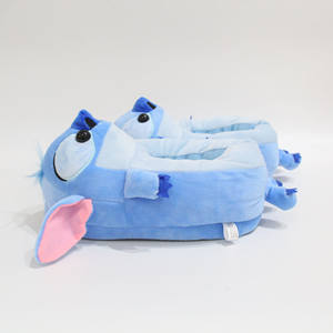 夏季新款可爱史迪奇毛绒拖鞋立体史迪奇家居地板女童保暖拖鞋 - Product Image 6