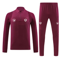 Conjunto de Chándal de Entrenamiento de Fútbol para Hombre de Alta Calidad, Uniforme de Fútbol Personalizado, Transpirable, de Secado Rápido, 100% Poliéster