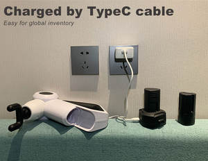 Vibrador corporal de tejido profundo 2025, pistola de masaje, batería de repuesto con estación de carga, Motor de CC sin escobillas - Product Image 2