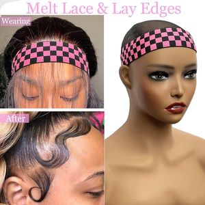 Bán Sỉ Băng Quấn Phía Trước Dây Đai Đàn Hồi Điều Chỉnh Được Phụ Kiện Tóc Slayer Cạnh Cho Tóc Giả - Product Image 3