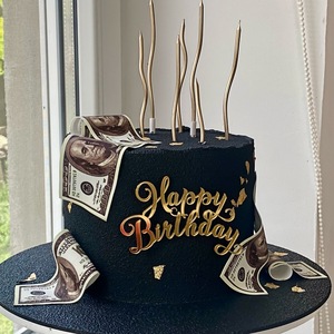 Honey And Sweetness Acrylic <b>Cake</b> Side <b>Decoration</b> 1.3mm Thick Birthday Party <b>Supplies</b> <b>Cake</b> Plugin - Product Image 2