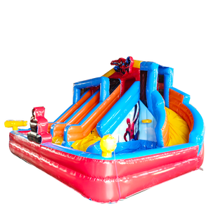 Castillo Inflable Mini <span class=keywords><strong>de</strong></span> Spider-Man, Cama Inflable para Niños, Protección Ambiental, Castillo Pequeño y Resistente para Fiestas - Product Image 2