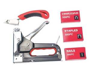 Ensemble <span class=keywords><strong>de</strong></span> pistolets à clous manuels Offre Spéciale 3 en 1 pour bricolage à la maison U/T/porte avec clous en acier et extracteur d'ongles <span class=keywords><strong>de</strong></span> qualité industrielle - Product Image 5