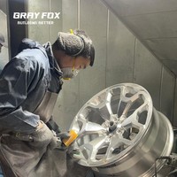 GRAYFOX Jantes Concaves Gris Gunmetal Personnalisées 19 20 21 22 Pouces 5x120 5x112 5x114.3 Forgées pour Nissan 350Z Infiniti G37 Q50