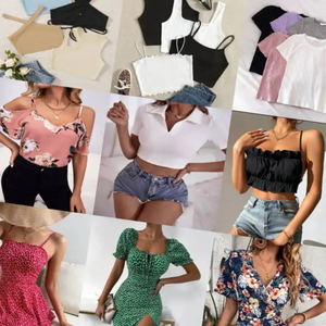 Vestidos Holgados de <span class=keywords><strong>Mujer</strong></span> al por Mayor <span class=keywords><strong>Shein</strong></span> Moda de Verano Vestidos Camiseta <span class=keywords><strong>Shein</strong></span> <span class=keywords><strong>para</strong></span> Fiestas Elegantes Ropa Clásica Tops Casuales WO - Product Image 5