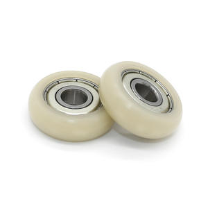 Rouleau mécanique de transmission sans poulie 608ZZ, revêtement en caoutchouc, 8*29.5*9mm, rouleaux de guidage en plastique revêtus - Product Image 5