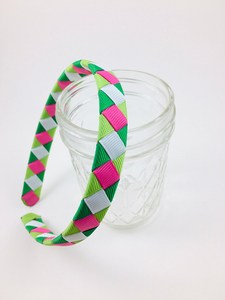 <span class=keywords><strong>Diadema</strong></span> Rosa Intenso, Turquesa, Amarilla y Verde Manzana para Niñas, Ideal para Primavera, Pascua y Verano - Product Image 4