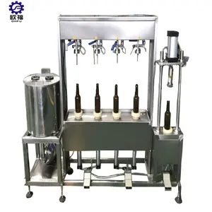 Máquina automática de llenado de botellas de vidrio para línea de producción de bebidas y cerveza