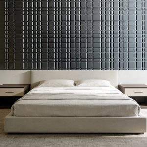 Pannelli Murali 3D Testurizzati per Sfondo TV, Rivestimento Decorativo Moderno con Motivo Intrecciato per Decorazione Interna della Camera da Letto - Product Image 2