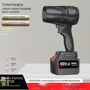 Máy thổi khí công nghiệp dùng pin lithium sạc lại công suất cao, kiểu tuabin ống dẫn, dùng để thổi nước rửa xe mạnh mẽ và thổi bụi. - Product Image 5