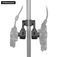 Support de montage de transducteur pour matériel marin compatible Garmin Livescope LVS34 Plus LOWRANCE ActiveTarget 2 VIN-TYQ-FD02-34+AT