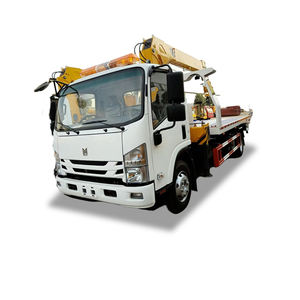 ISUZU 4*2 multipropósito Wrecker Crane Truck Platform Flat Bed Truck 8T Car Carrier Road Recovery Tow Truck - Product Image 5