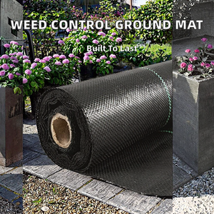 Toile de paillage paysagère en polypropylène tissé pour coupe de tapis anti-mauvaises herbes, <span class=keywords><strong>film</strong></span> de paillage agricole pour serres, 100% polypropylène - Product Image 6