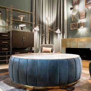 Light Luxury Marble Top <strong>Table</strong> Nordic Round Personality Modern Designer Living Room Tea <strong>Table</strong> Small Family Coffee <strong>Table</strong> - Product Image 2