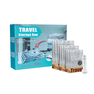 Sacchetti G-Vacuum da Viaggio con Pompa ad Aria Ricaricabile, Confezione da 1 Buste Compressione Misura Bagaglio a Mano <span class=keywords><strong>per</strong></span> <span class=keywords><strong>Valigie</strong></span> e Trolley - Product Image 6