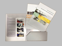 Papier d'art personnalisé à deux plis Utilisation de l'entreprise Présentation Dossier Papier Pamphlet