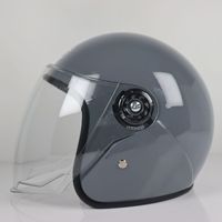 Usine en gros ABS PP matériel logo personnalisé couleur demi-visage moto moto moto casques d'équitation