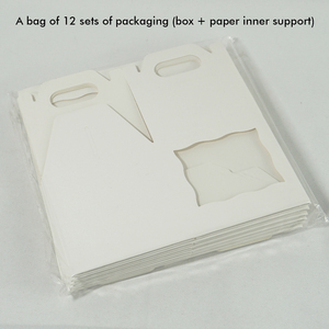 Wholesale Single <strong>Cupcake</strong> Paper <strong>Box</strong> Packaging Mini Cake Mooncake Gift Portable <strong>Individual</strong> Boxes with clear Window - Product Image 6