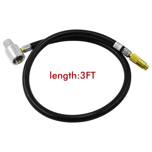 <span class=keywords><strong>Tuyau</strong></span> flexible en PVC de qualité supérieure de 3 pieds avec <span class=keywords><strong>adaptateur</strong></span> de réservoir de 1 livre pour connecteur de réchaud de camping Coleman - Product Image 4