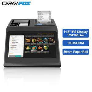 <span class=keywords><strong>Caisse</strong></span> enregistreuse moderne avec écran tactile de 11,6 pouces, imprimante à découpe automatique intégrée, scanner, tablette NFC, système POS, fabricant de systèmes POS - Product Image 1