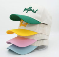 Logo personnalisé Conception Coton 3D Broderie 5 Panneau Snapback A Frame Cap New Blank Fit Mens Sports Baseball Hats Baseball Caps