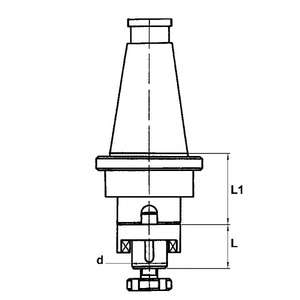 FERVI - 27/B40 Arbor para fresas DIN 2080 - EAN 8012667008307 HERRAMIENTAS ELÉCTRICAS ACCESORIOS PARA TALADROS - Product Image 2
