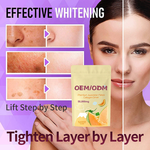 Poudre de peptides de collagène marin hydrolysé pour la santé de la peau, vitamine C, acide hyaluronique, antioxydant, complément végétalien sans sucre - Product Image 2