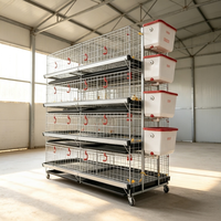 Unité d'élevage portable pour poussins, prête à l'emploi, avec quatre niveaux superposés et flux d'air optimisé pour une croissance saine