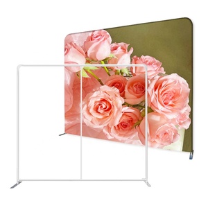 Support de toile de fond autoportant robuste <span class=keywords><strong>Pan</strong></span> <span class=keywords><strong>Lou</strong></span> Si pour mur floral, en aluminium réglable, pour mariages et salons professionnels (CMYK) - Product Image 1